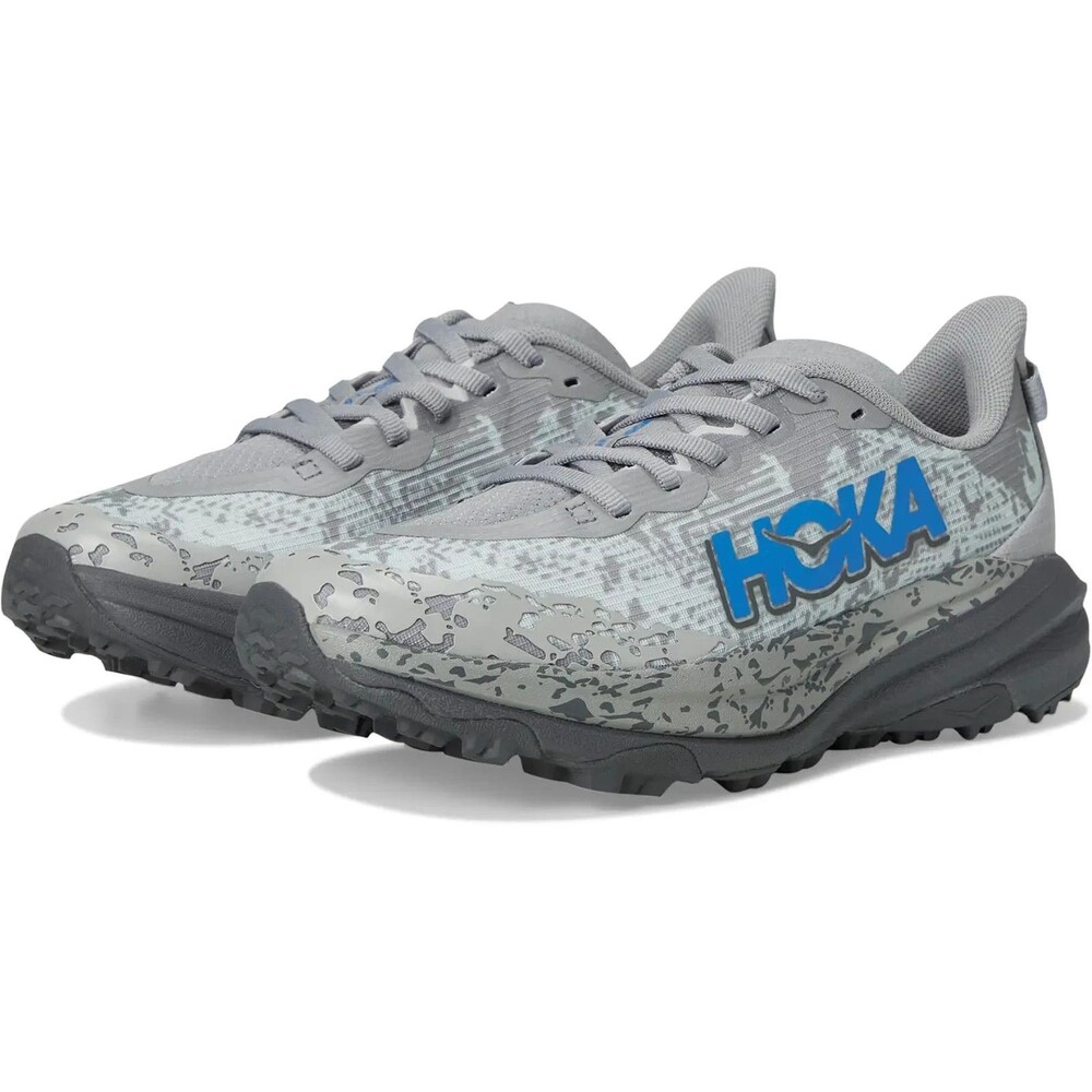 Hoka One Women's Speedgoat 6 Running Sneakers Stellar Gray Asteroid NEW 9 D WIDE